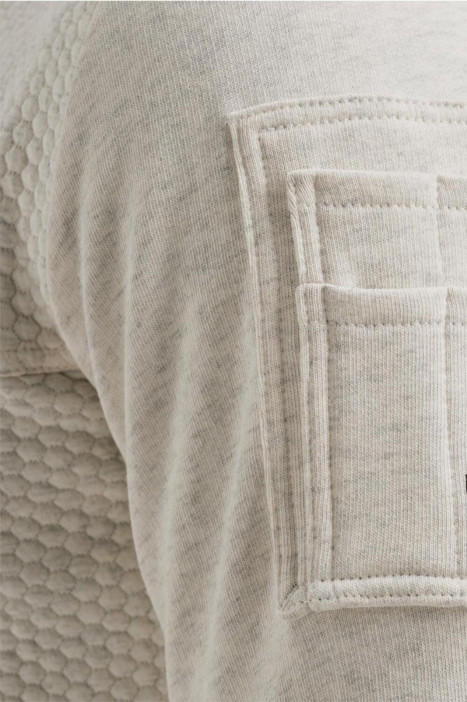 SWEAT JACKET WITH JACQUARD PATTERN PSW2402410 910